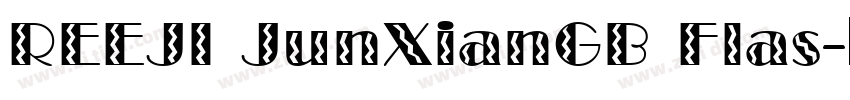 REEJI JunXianGB Flas字体转换